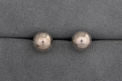 Lot 149 - A PAIR OF TIFFANY & CO. SILVER (.925) BALL...