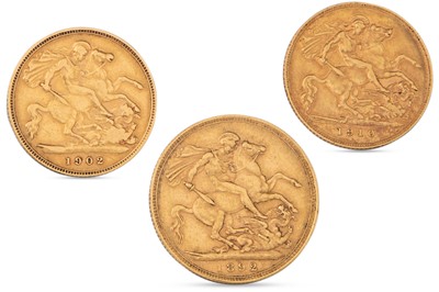 Lot 393 - AN 1892 FULL GOLD SOVEREIGN ENGLISH COIN...