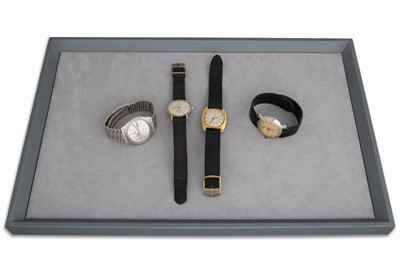 Lot 400 - A COLLECTION OF FOUR WATCHES, comprising three...