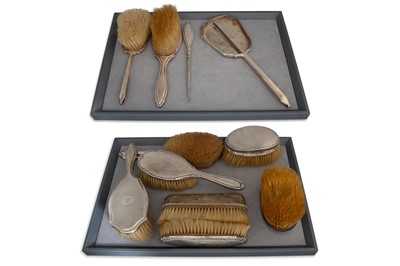 Lot 426 - A LARGE COLLECTION OF SILVER BACKED COMBS,...