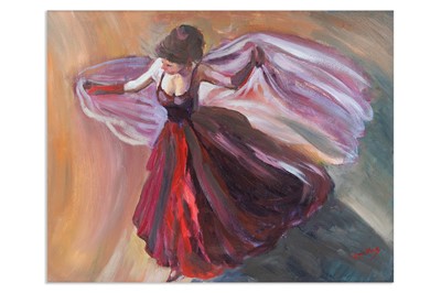 Lot 444 - JACKIE ABOUCHALA, Contemporary "Canal de Suez"...