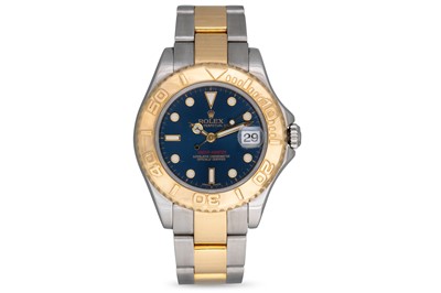 Lot 363 - A MID SIZE ROLEX YACHT MASTER OYSTER PERPETUAL...
