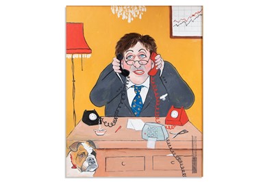 Lot 440 - JOHN SCHWATSCHKE (IRISH CONTEMPORARY) "Cutting...