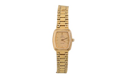 Lot 248 - A LADY'S OMEGA DE VILLE WRIST WATCH, bracelet...