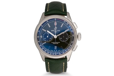 Lot 400 - A BREITLING PREMIER B01 CHRONOGRAPH WRISTWATCH,...