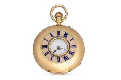 Lot 426 - AN 18CT YELLOW GOLD 'D.HILL RYDE' POCKET WATCH,...