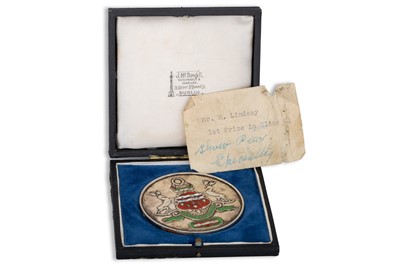 Lot 484 - A 20TH CENTURY WHITE METAL MEDAL,...