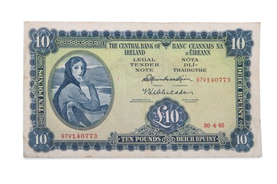 Lot 440 - A COLLECTION OF FIVE LAVERY NOTES, £10 to £1...