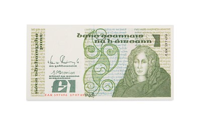 Lot 440 - A COLLECTION OF FIVE LAVERY NOTES, £10 to £1...