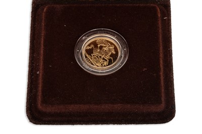 Lot 444 - A 1981 QEII PROOF FULL GOLD SOVEREIGN COIN, 22...