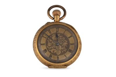Lot 164 - AN 18CT GOLD ANTIQUE POCKET WATCH, 25.8 g....