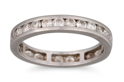 Lot 340 - A DIAMOND FULL BANDED ETERNITY RING, the...