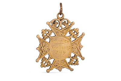 Lot 462 - AN ANTIQUE VICTORIAN GOLD SPORTING MEDAL OF...