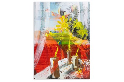 Lot 527 - TOM BYRNE (IRL CONTEMPORARY) Still life with...