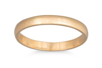 Lot 360 - AN 18CT YELLOW GOLD BAND RING, 2.2 g., size M