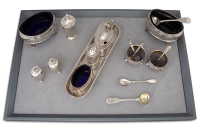 Lot 196 - AN INTERESTING COLLECTION OF STERLING SILVER...