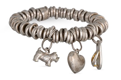 Lot 136 - A LINKS OF LONDON SILVER BRACELET, three...
