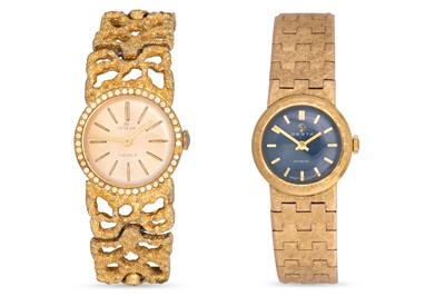 Lot 11 - TWO GOLD PLATED WRIST WATCHES