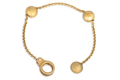 Lot 196 - AN 18CT GOLD CHIMENTO 'SIGILLI' BRACELET, 11.8 g.