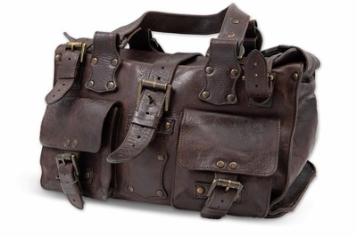 Lot 248 - A MULBERRY 'ROXANNE' BROWN LEATHER HANDBAG,...