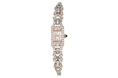 Lot 438 - AN EARLY 20TH CENTURY DIAMOND SET COCKTAIL...