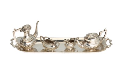 Lot 19 - A MODERN IRISH SILVER NOVELTY MINIATURE FIVE...