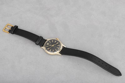 Lot 171 - A SMITHS EMPIRE WRISTWATCH, black dial with...