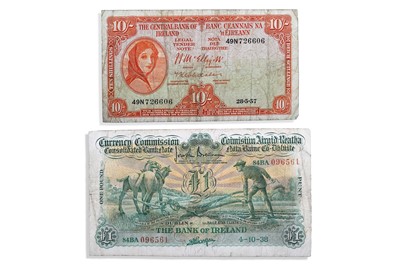 Lot 456 - IRISH BANKNOTE, the Bank of Ireland Ploughmans...