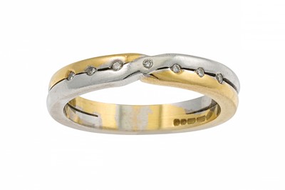 Lot 227 - A DIAMOND SET BAND RING, mounted in 18ct...