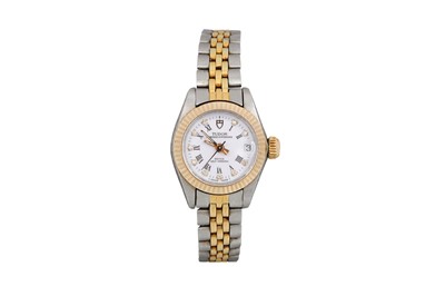 Lot 360 - A LADY'S TUDOR ROLEX PRINCESS OYSTER DATE...