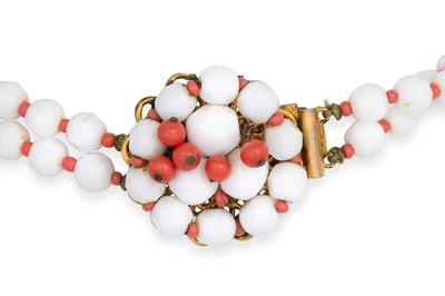 Lot 45 - AN 'ORIGINAL ROBERT' VINTAGE FAUX CORAL AND...