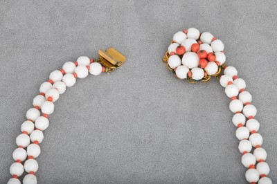 Lot 45 - AN 'ORIGINAL ROBERT' VINTAGE FAUX CORAL AND...