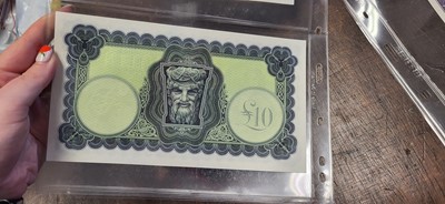 Lot 417 - A LADY LAVERY SET OF 6 IRISH BANKNOTES, ABOUT...