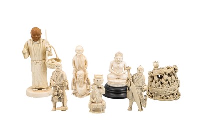 Lot 464 - A COLLECTION OF SEVEN 19TH CENTURY ORIENTAL...