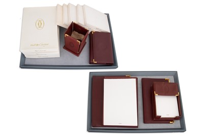 Lot 418 - AN INTERESTING 1980S 'MUST DE CARTIER' DESK...