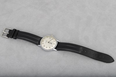 Lot 186 - A 'CORVETTE' WRISTWATCH, with date and subdial,...