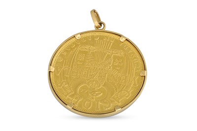 Lot 368 - A VENEZUELA CACIQUES 90% GOLD COIN, 20g at .90...