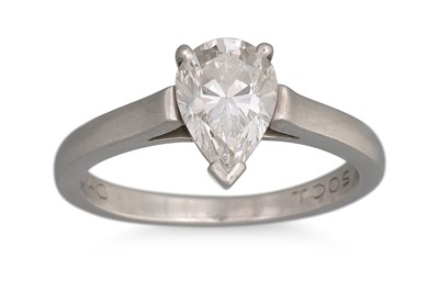 Lot 337 - A DIAMOND SOLITAIRE RING, by Tiffany & Co.,...
