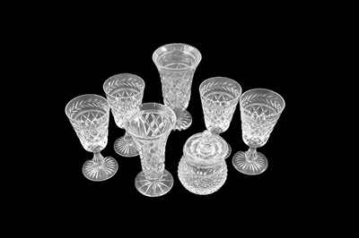 Lot 583 - A SET OF FOUR STUART CRYSTAL GLASSES IN THE...