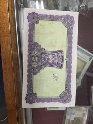 Lot 461 - A £50 LADY LAVERY IRISH BANKNOTE, serial...