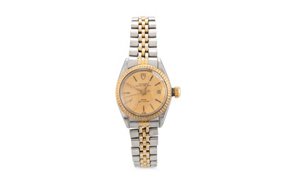 Lot 408 - A LADY'S TUDOR OYSTER PRINCESS WRISTWATCH,...