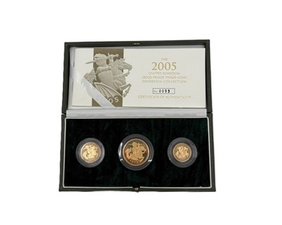 Lot 389 - A 2005 SOVEREIGN SERIES GOLD PROOF SOVEREIGN...