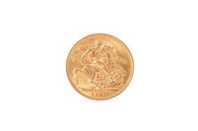 Lot 383 - A GEORGE V FULL GOLD SOVEREIGN, 22 ct, English...