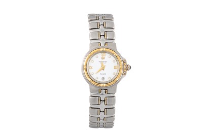 Lot 456 - A LADY'S BI METAL RAYMOND WEIL WRIST WATCH,...