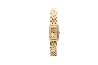 Lot 192 - AN 18CT GOLD LADY'S LONGINES WRISTWATCH,...
