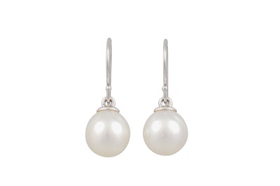 Lot 362 - A PAIR OF PASAPALEY SOUTH SEA PEARL DROP...