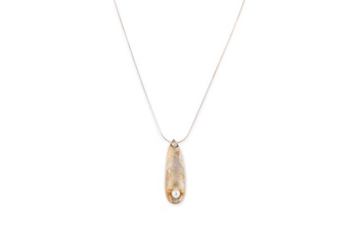 Lot 44 - A STERLING SILVER AND CULTURED PEARL SET...