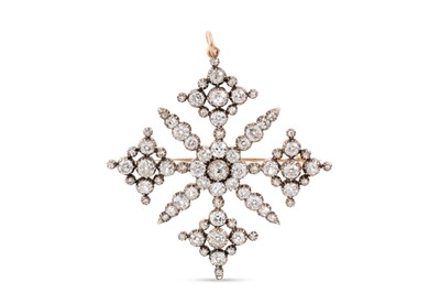 Lot 407 - A 19TH CENTURY SUITE OF ANTIQUE DIAMOND...