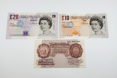 Lot 475 - A SET OF 3 1993 UNCUT WEB PRINT £5 ENGLISH...