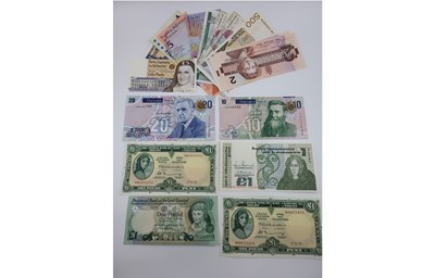 Lot 477 - A COLLECTION OF 7 IRISH BANKNOTES, to include...